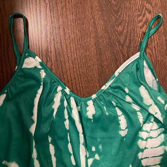 Green Tie-Dye Jumpsuit M - Picture 9 of 9